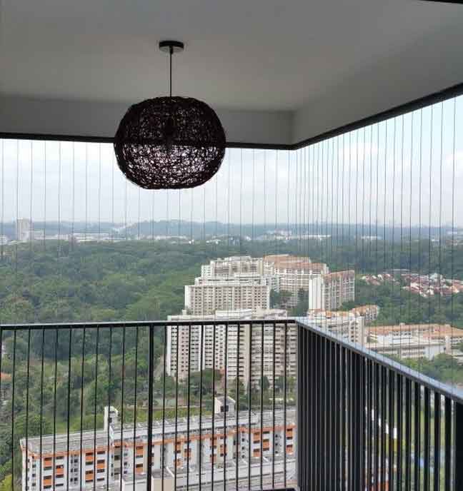 Invisible Grill for Balcony in Pune PCMC Wakad Hinjewadi